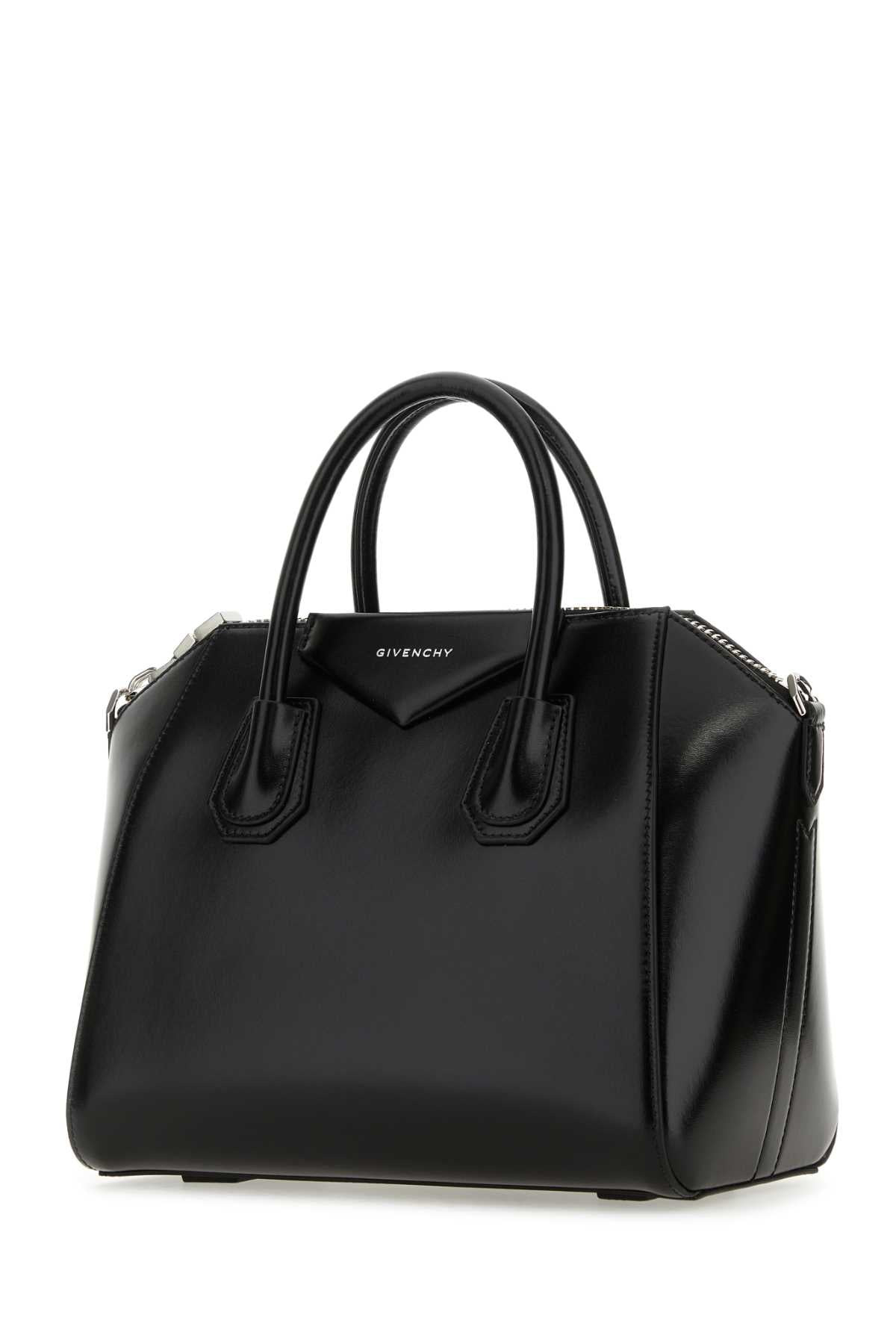 Givenchy Women Black Leather Small Antigona Handbag - 2