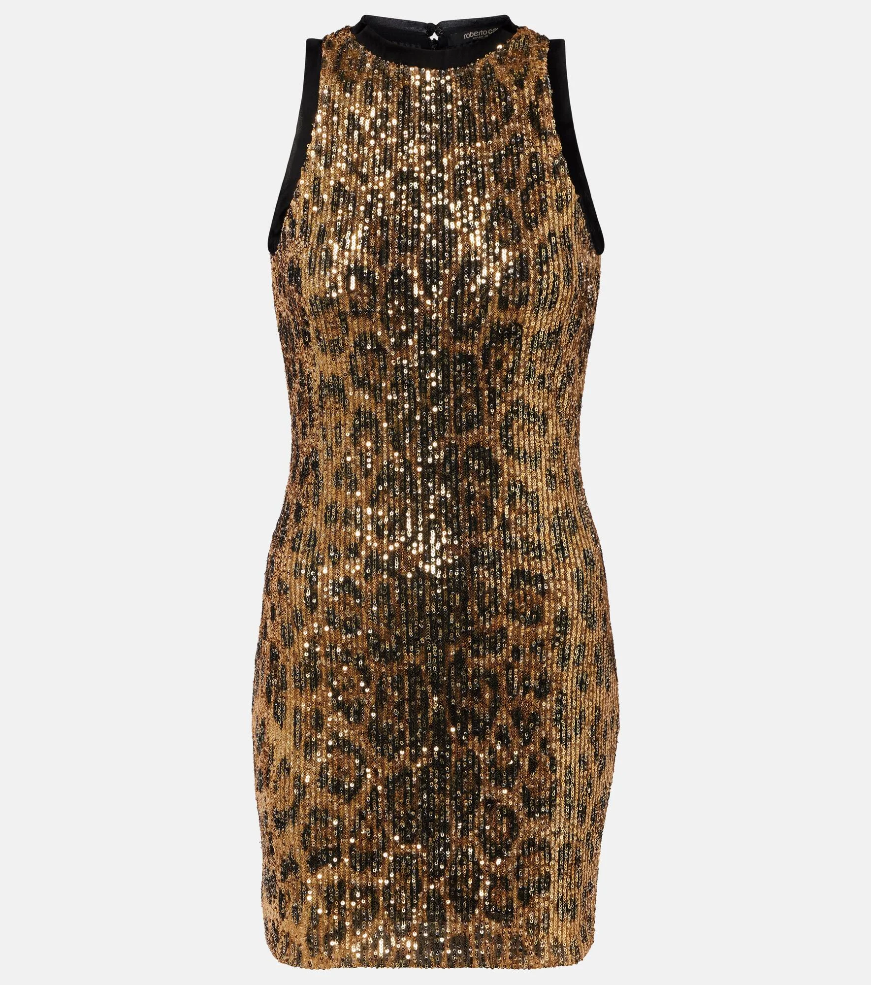Sequined leopard-print minidress - 1