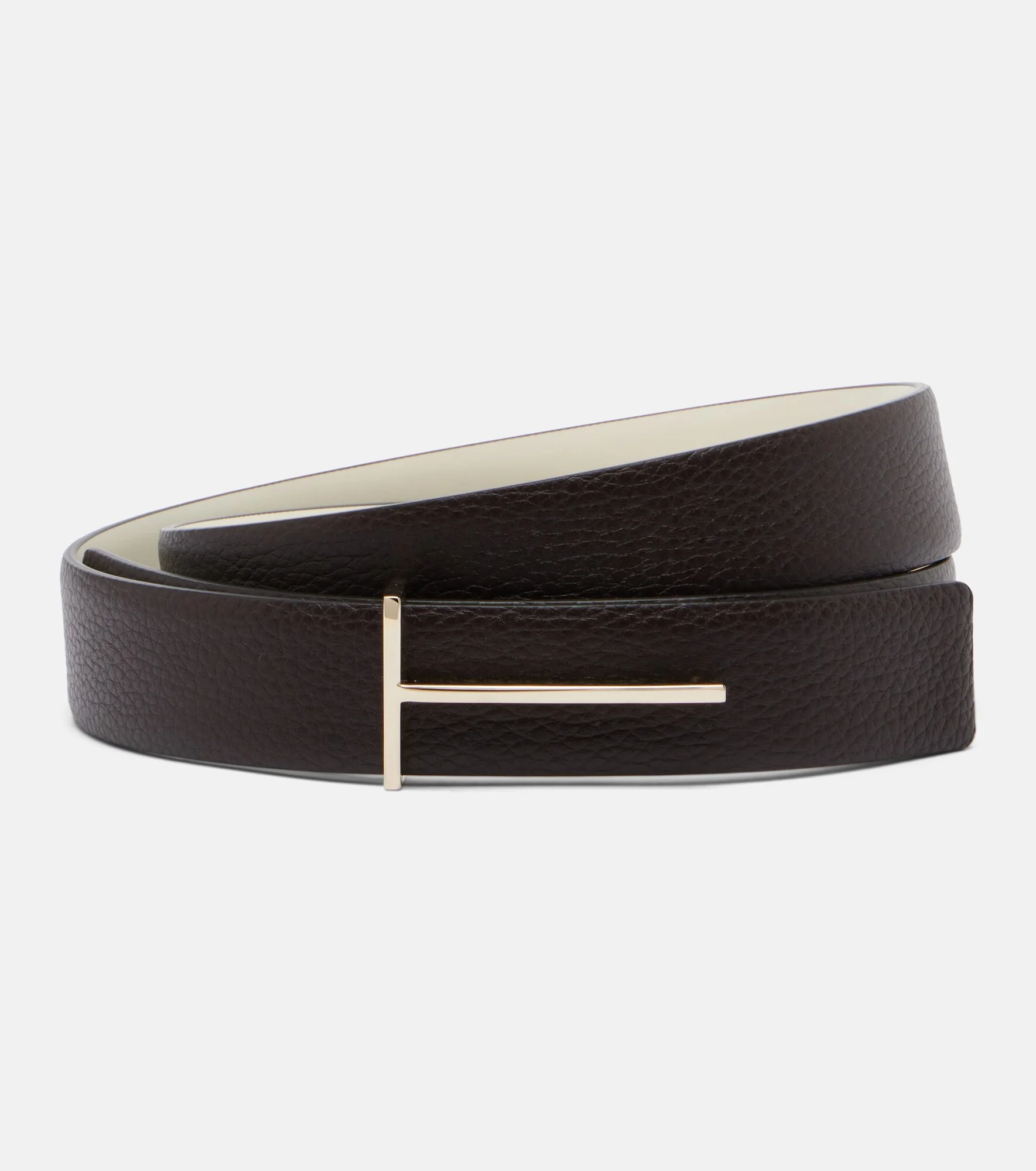Slim T leather belt - 1