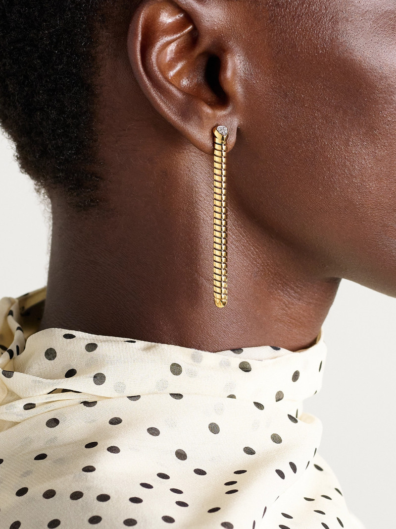Marina B Trisolina 18-karat Gold Diamond Earrings outlook