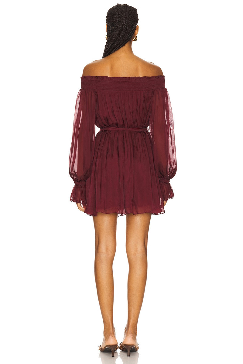 HEMANT & NANDITA Smocked Mini Dress outlook