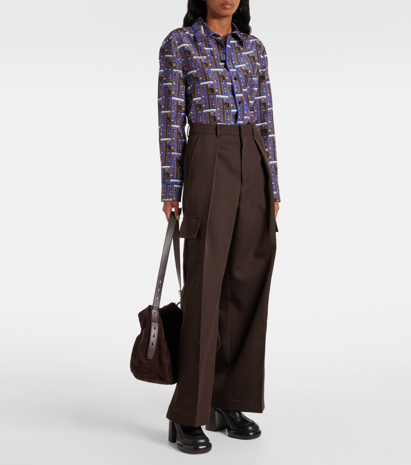 Burberry Wool cargo pants outlook