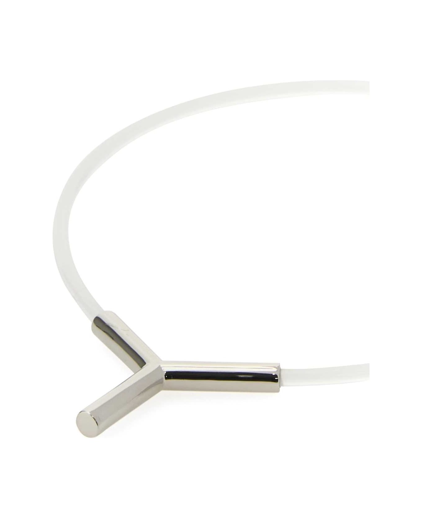 Transparent Pvc Y Necklace - 2