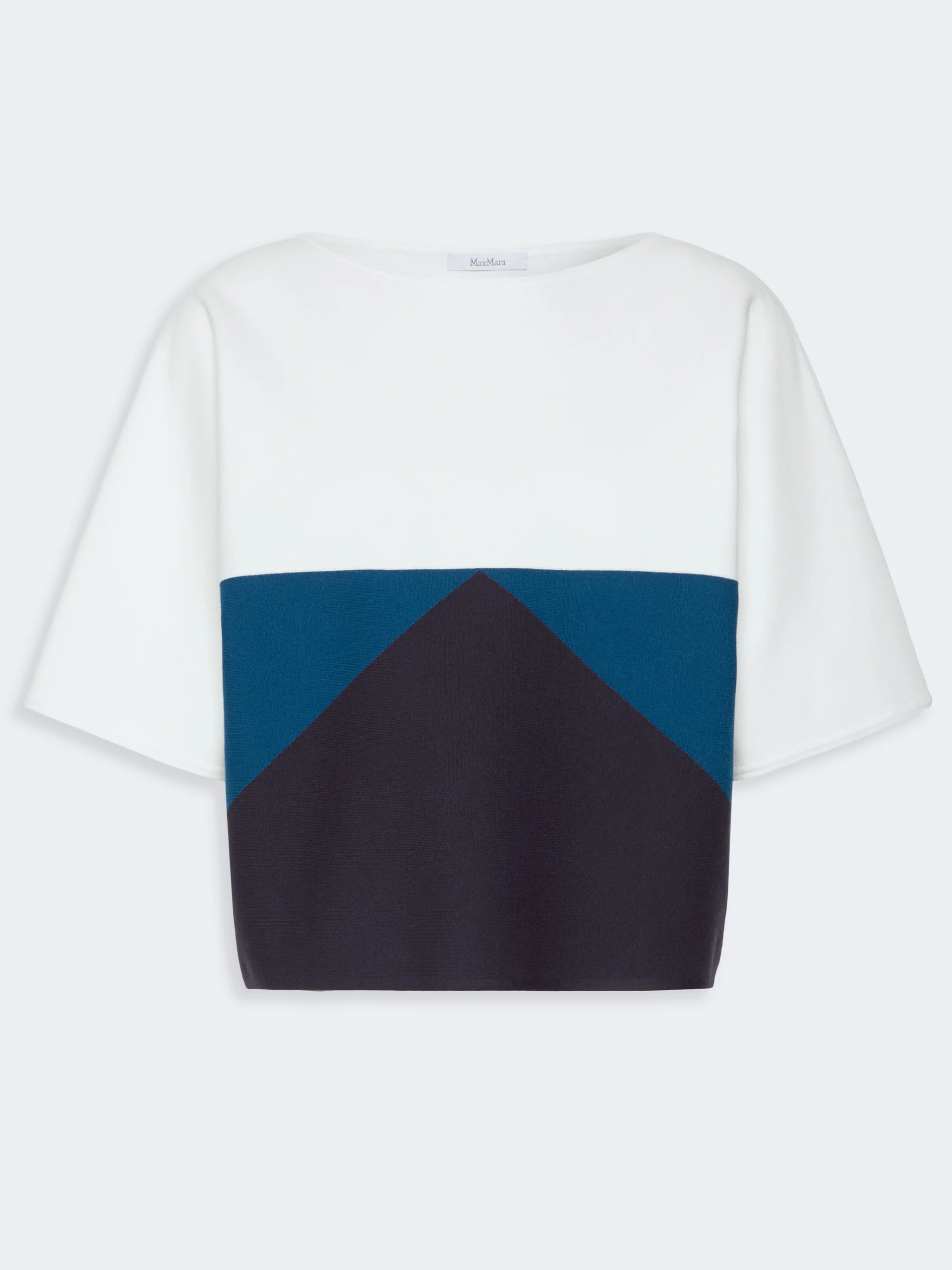 GEYSER Relaxed-fit stretch viscose sweater - NAVY - 1