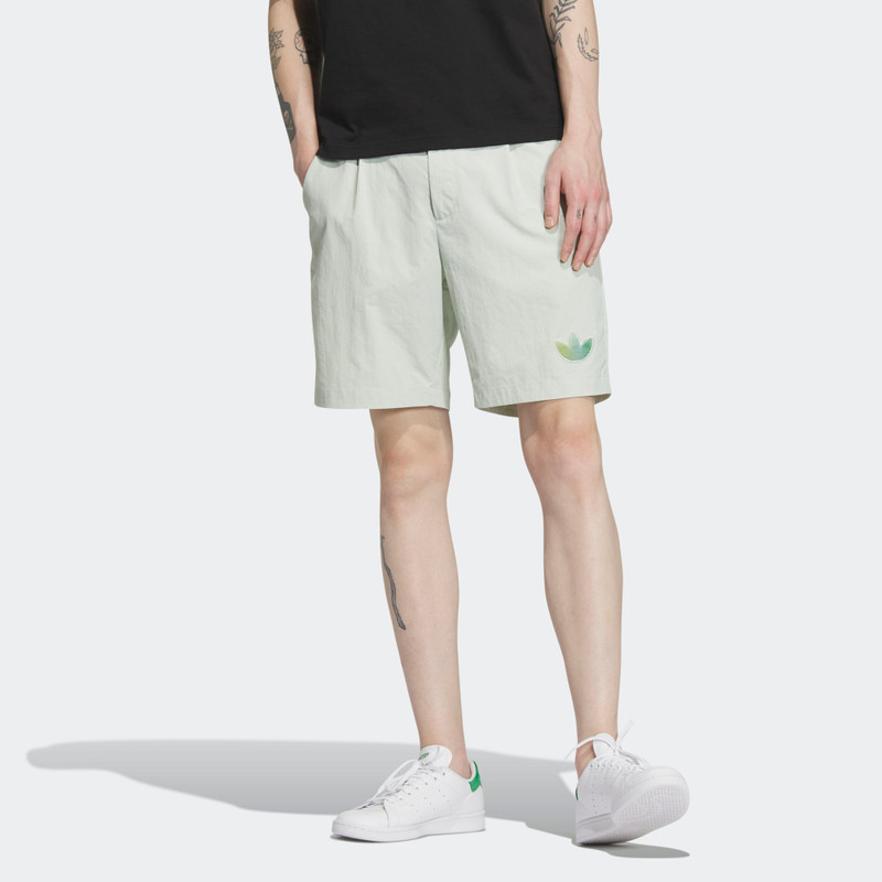 adidas adidas originals Woven Shorts 'Linen Green' IK8680 outlook