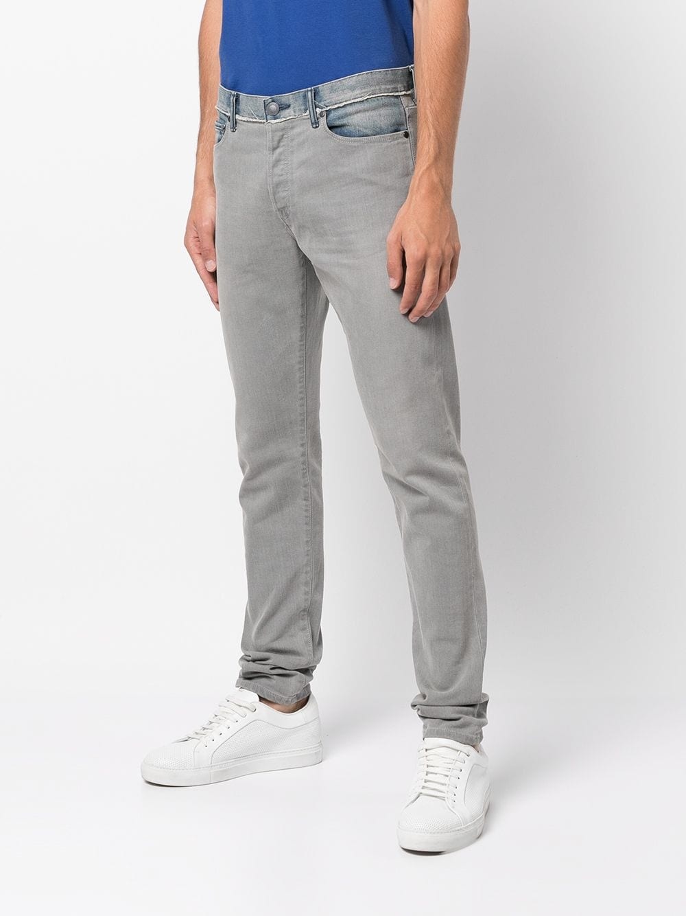 The Cast two-tone straight jeans - 3