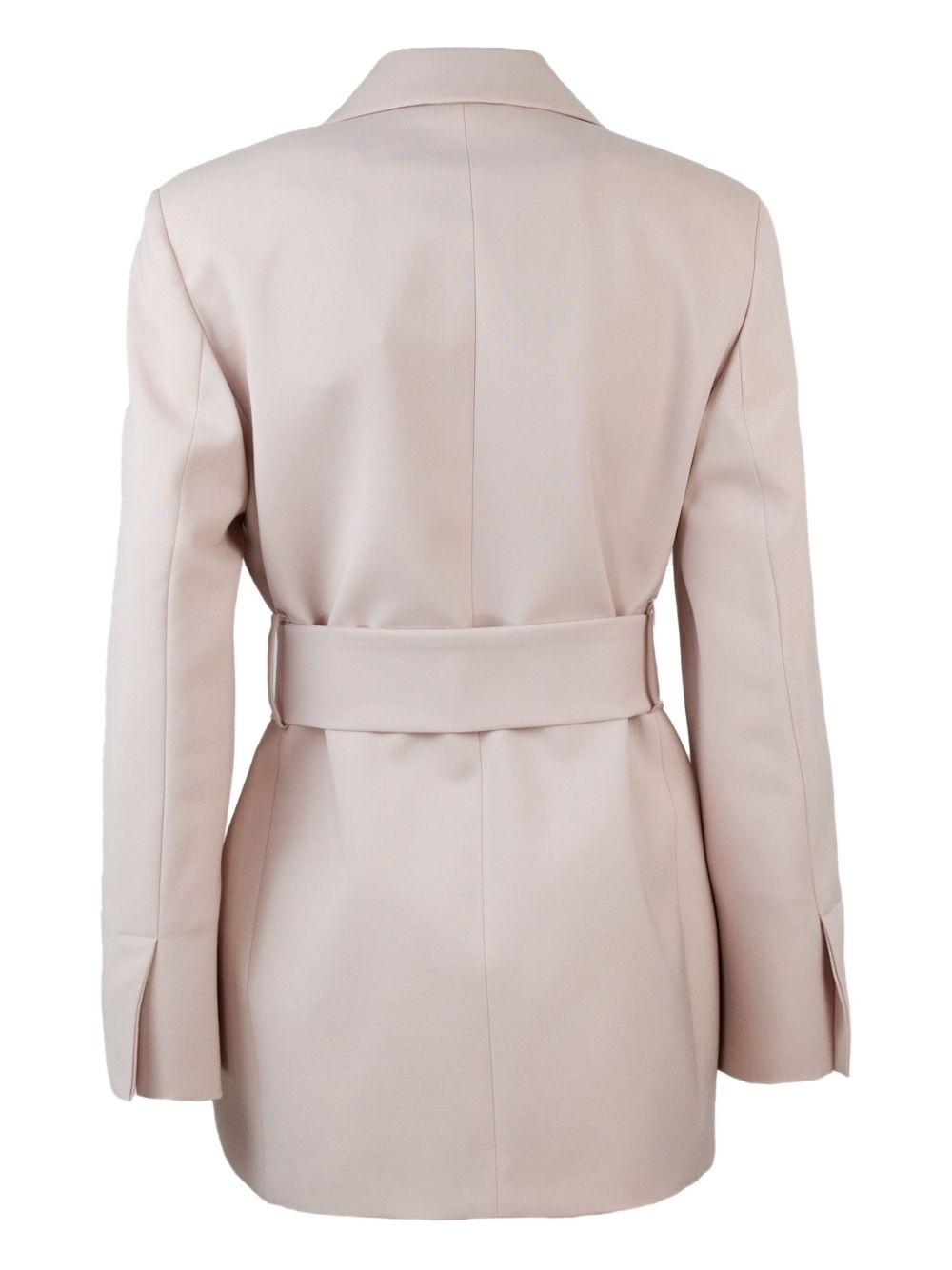 belted lapels jacket - 2