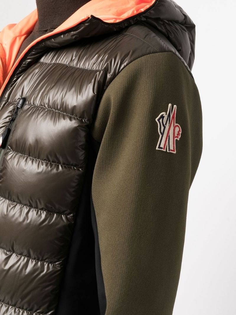 Moncler Grenoble logo-patch Padded Down Coat - Farfetch