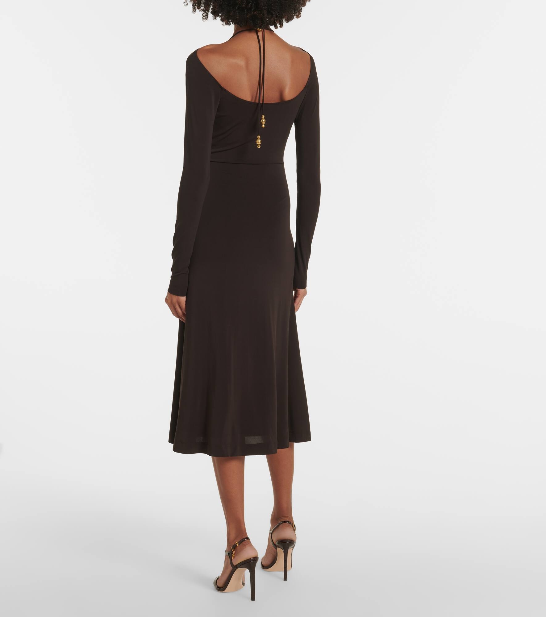 Off-shoulder midi dress - 3
