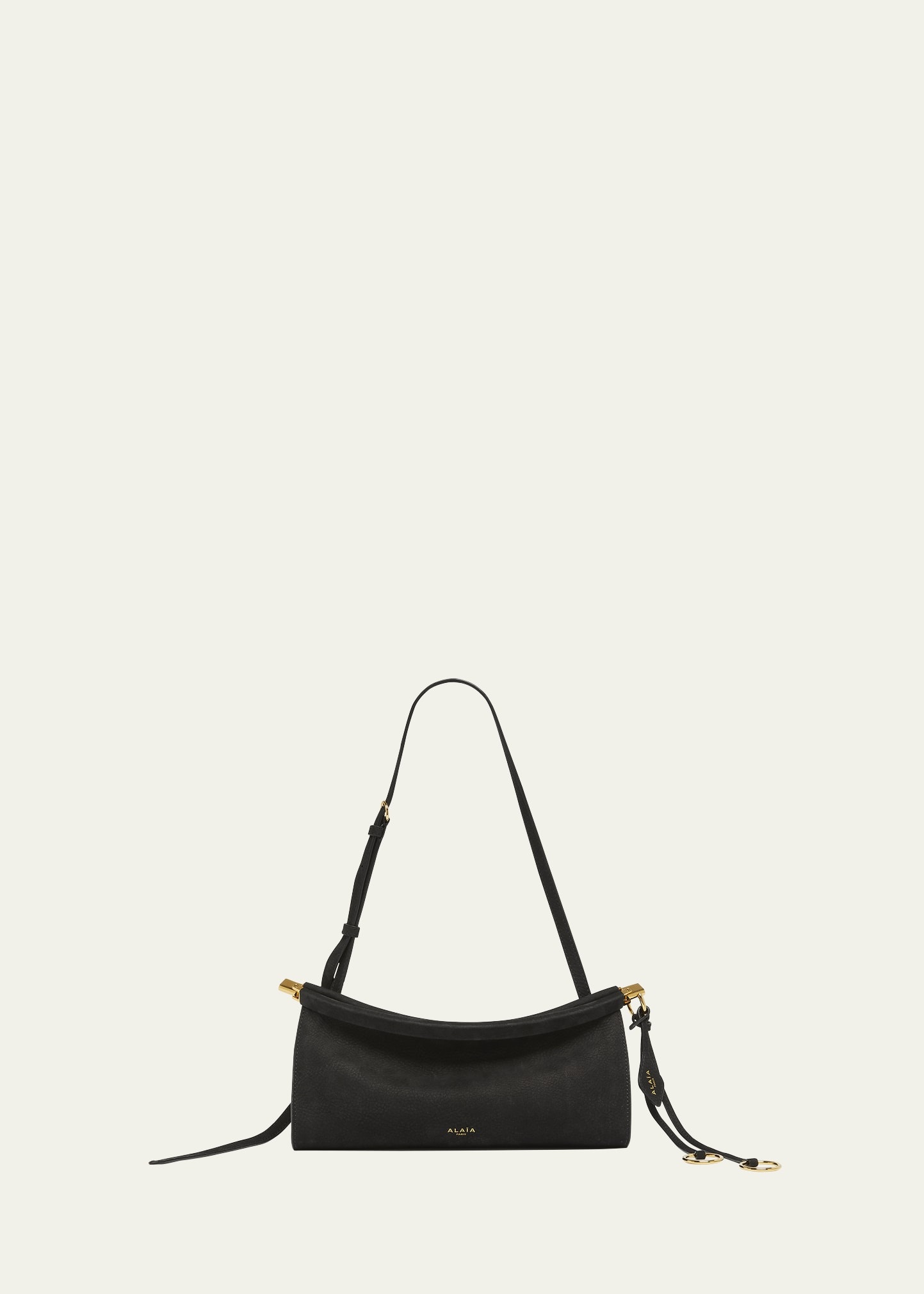 Le Click Small Shoulder Bag in Nubuck Leather - 1