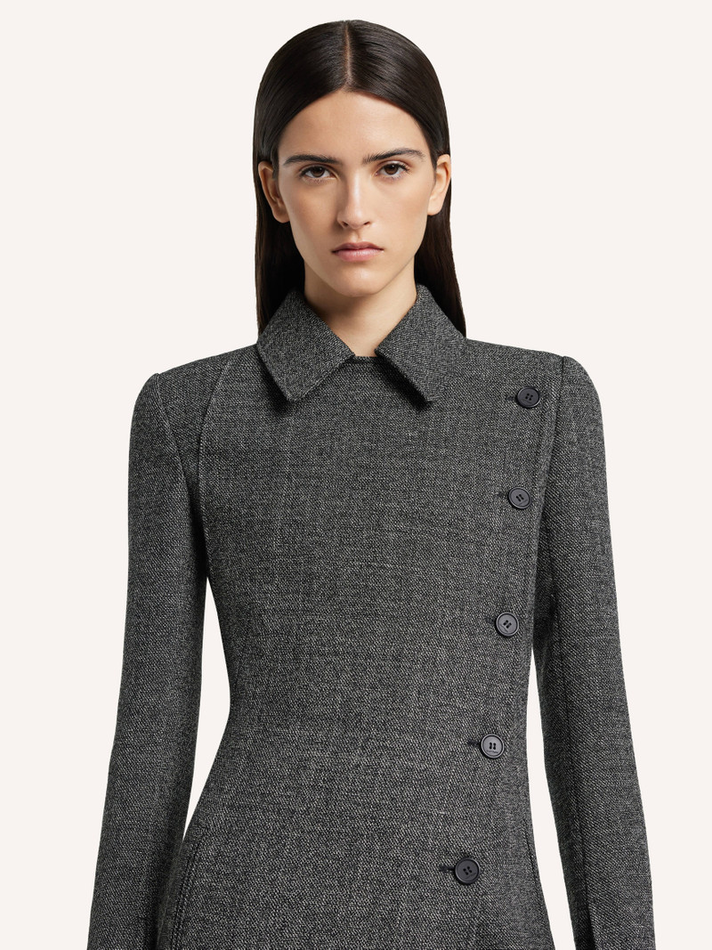 OBLIQUE CAVIAR COAT 6