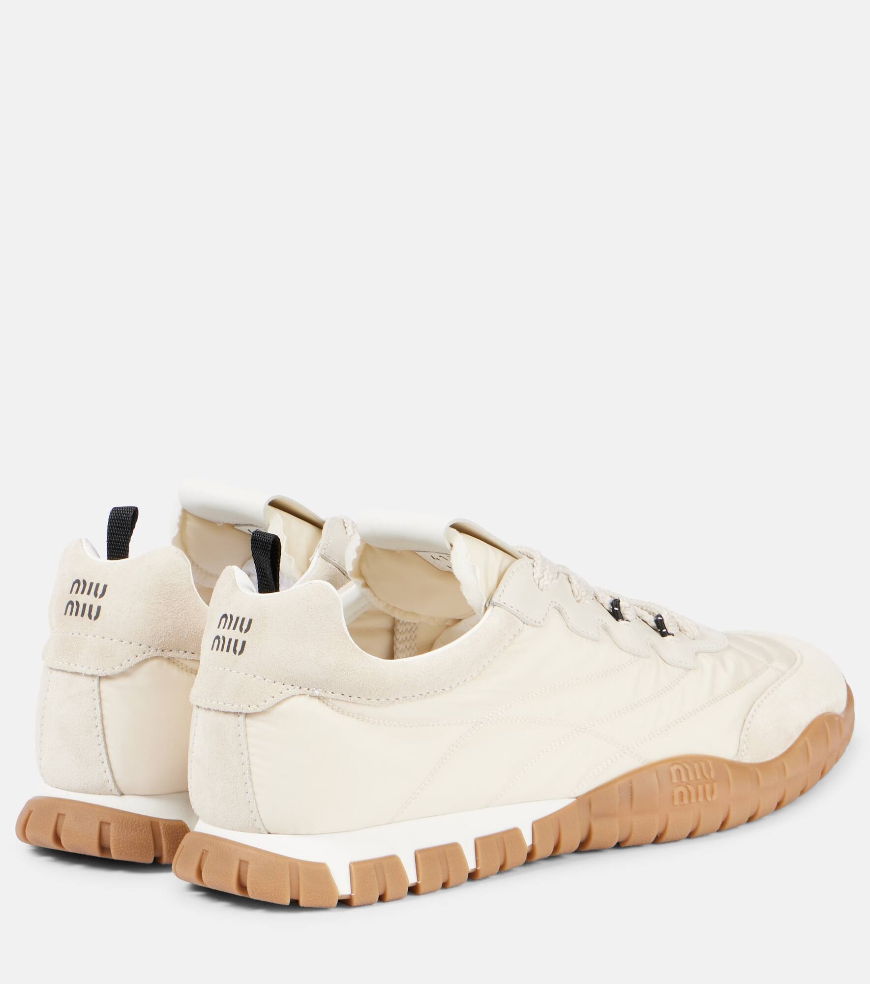 Tyre suede-trimmed sneakers - 2