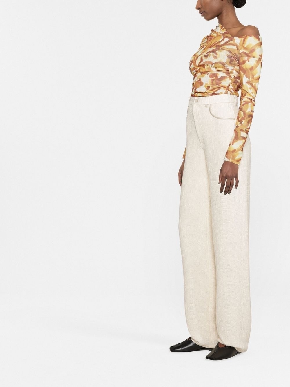 straight-leg trousers - 4