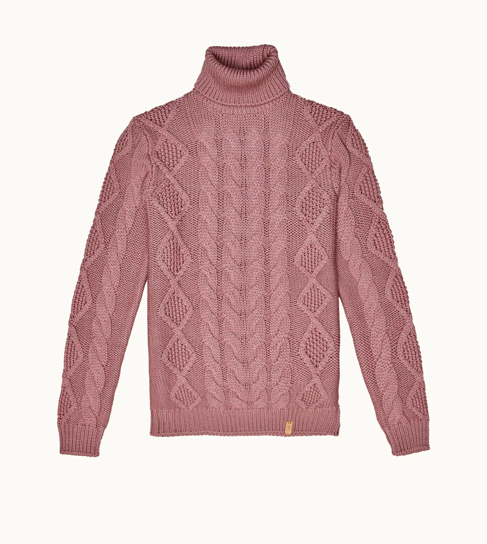 POLO NECK JUMPER - PINK - 1