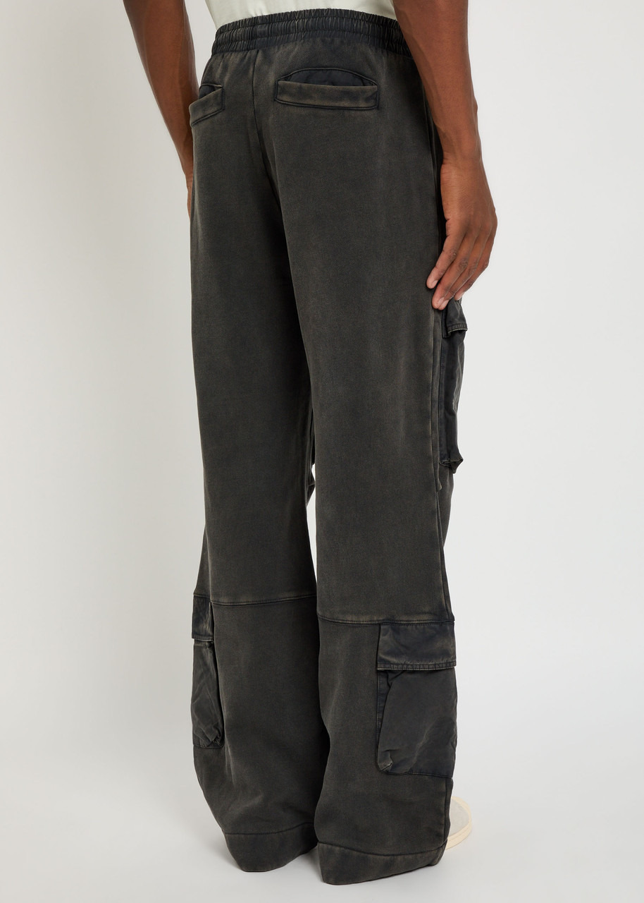 Entire Studios Utility Faded Cotton Cargo Sweatpants - 3