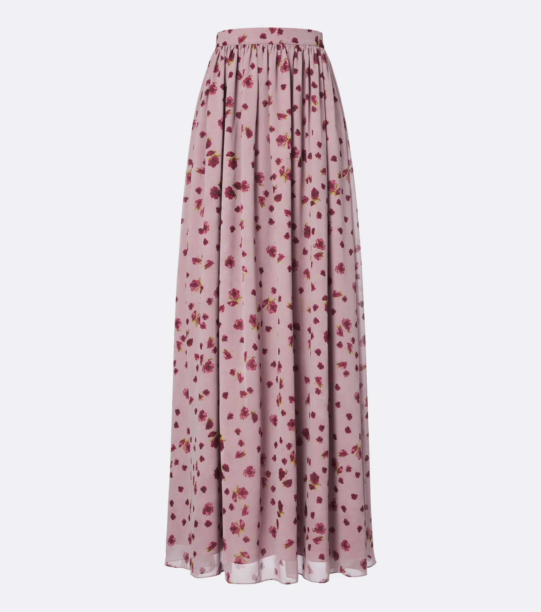 Morgaine floral chiffon maxi skirt - 1