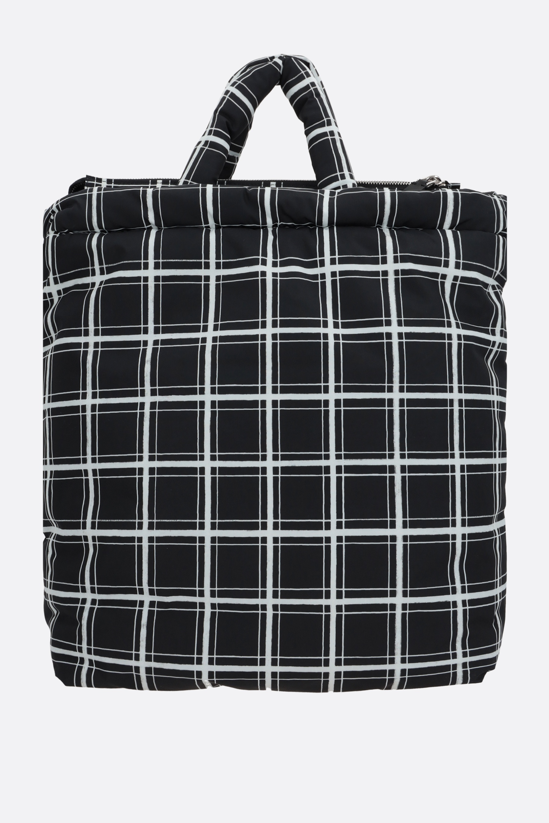 【MARNI】Check Pattern Padded Tote Bag Marni CHECK PADDED NYLON TOTE BAG | tizianafausti | REVERSIBLE