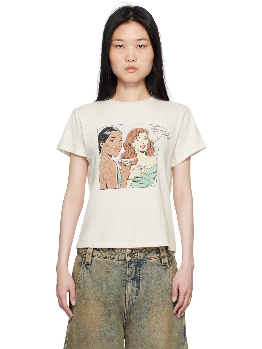 Off-White Classic 'Happy Hour' T-shirt - 1