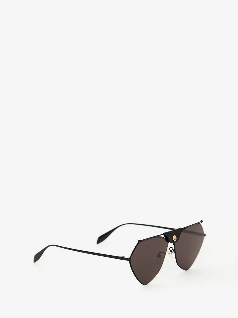 Top Piercing Sunglasses in Black/grey - 3