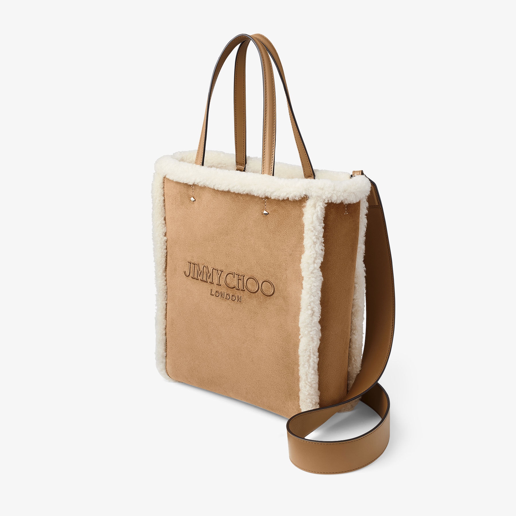 Lenny North-South M
Rattan Suede Tote Bag - 2