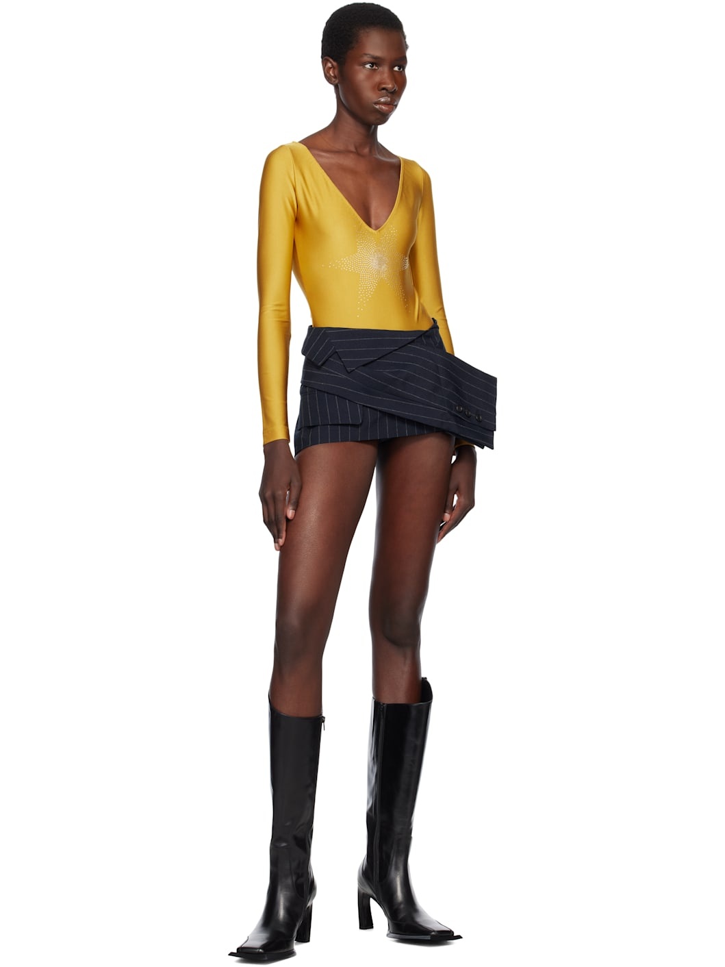 Gold Star Point Bodysuit - 5