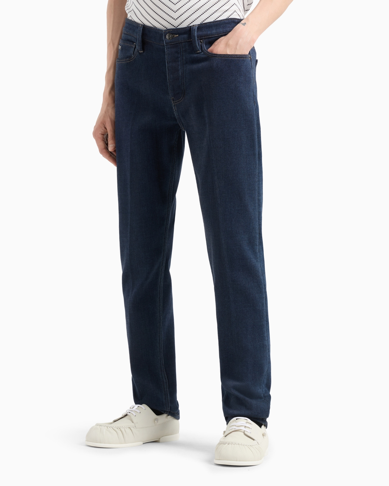 J75 Slim-fit soft denim jeans with fleece lining - 2