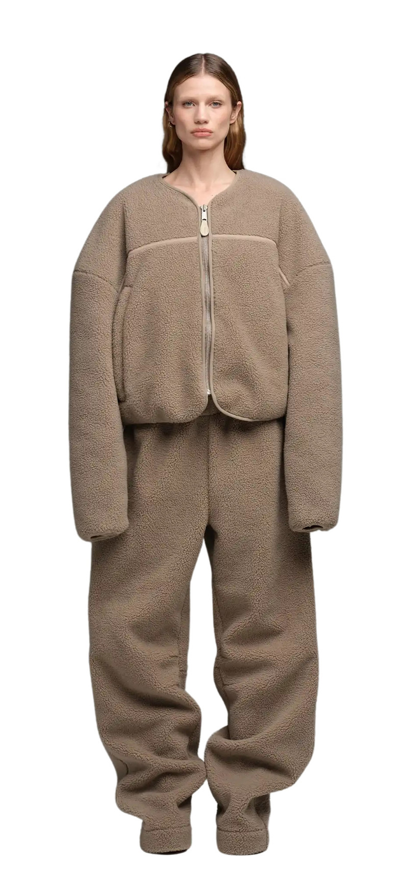 FLUFFY OVERCOAT V2 WHEAT 3