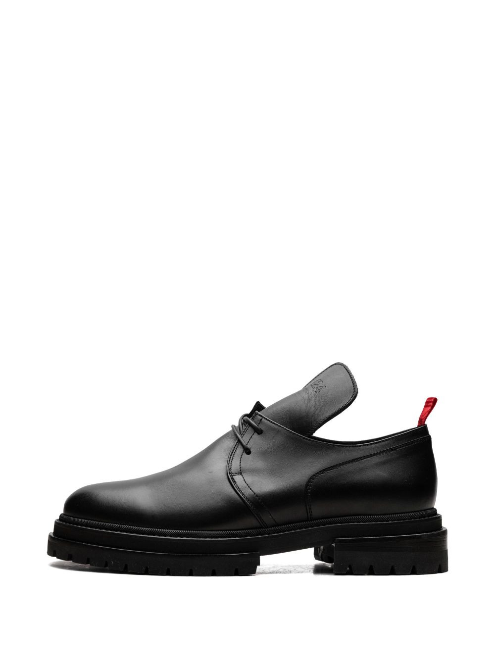 leather derby shoes - 5