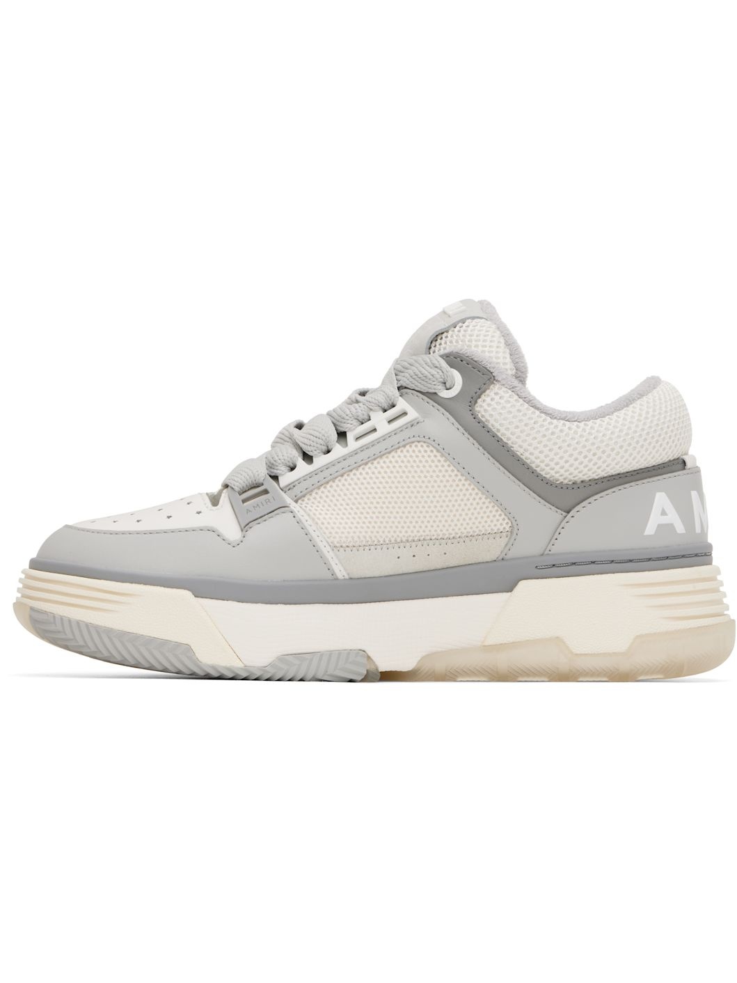 White & Gray MA-1 Sneakers - 3