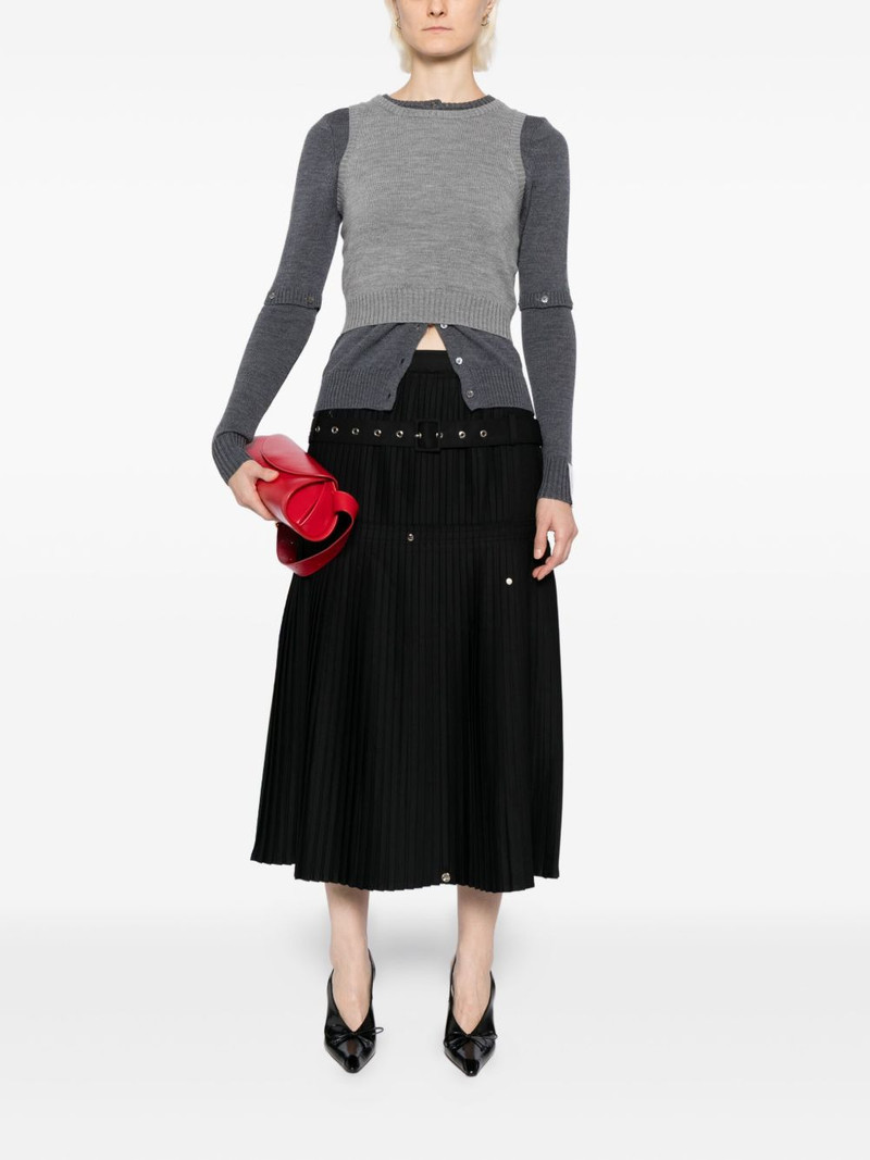 rokh pleated overturn skirt outlook