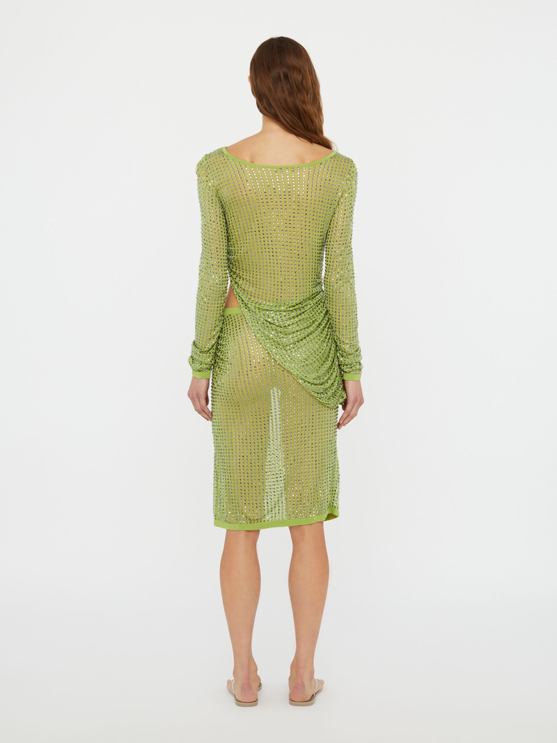 Cirrus Cutaway Long Sleeve Midi Dress 4