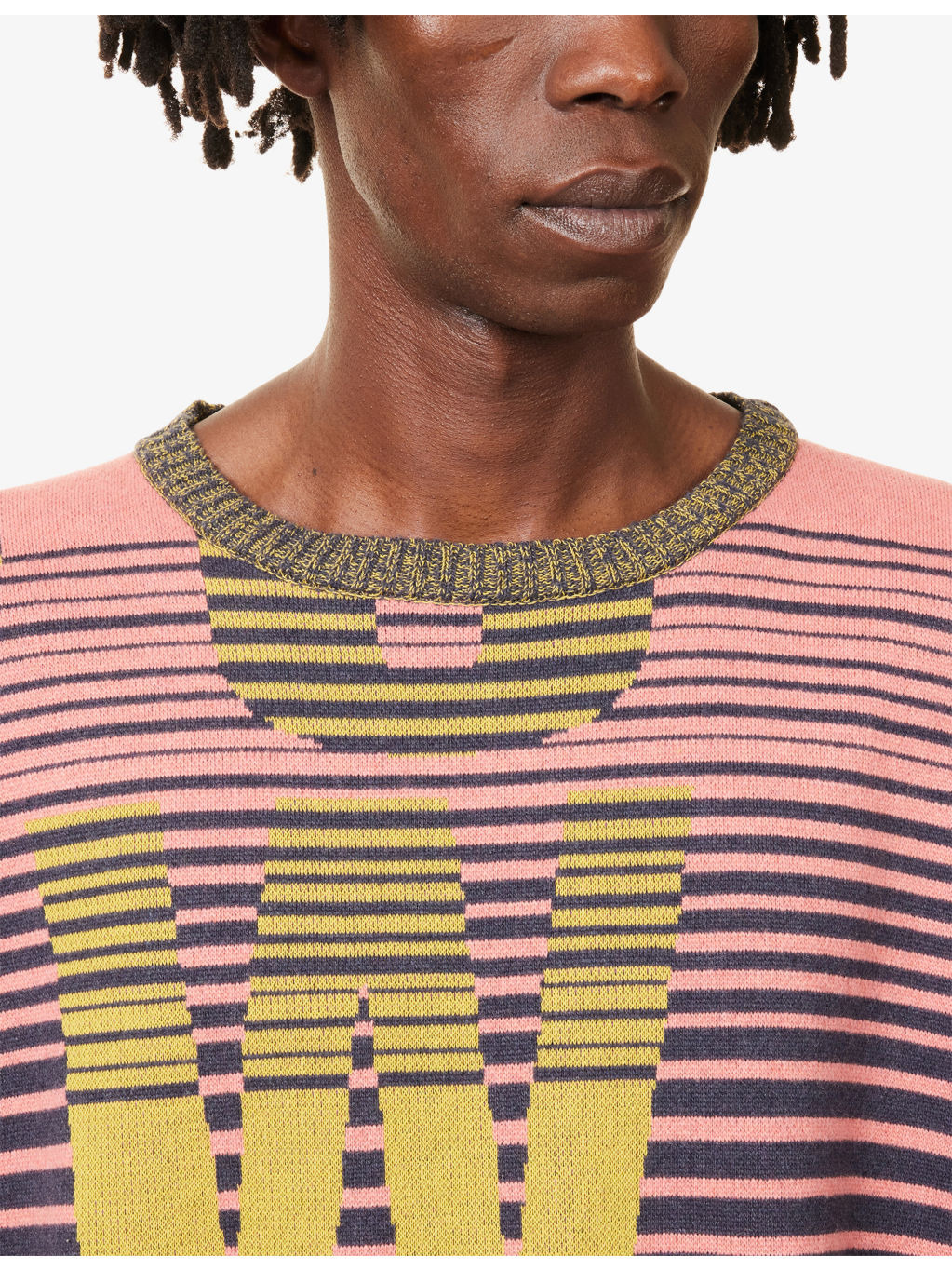 Patterned Long-Sleeves Knitted Jumper - 5