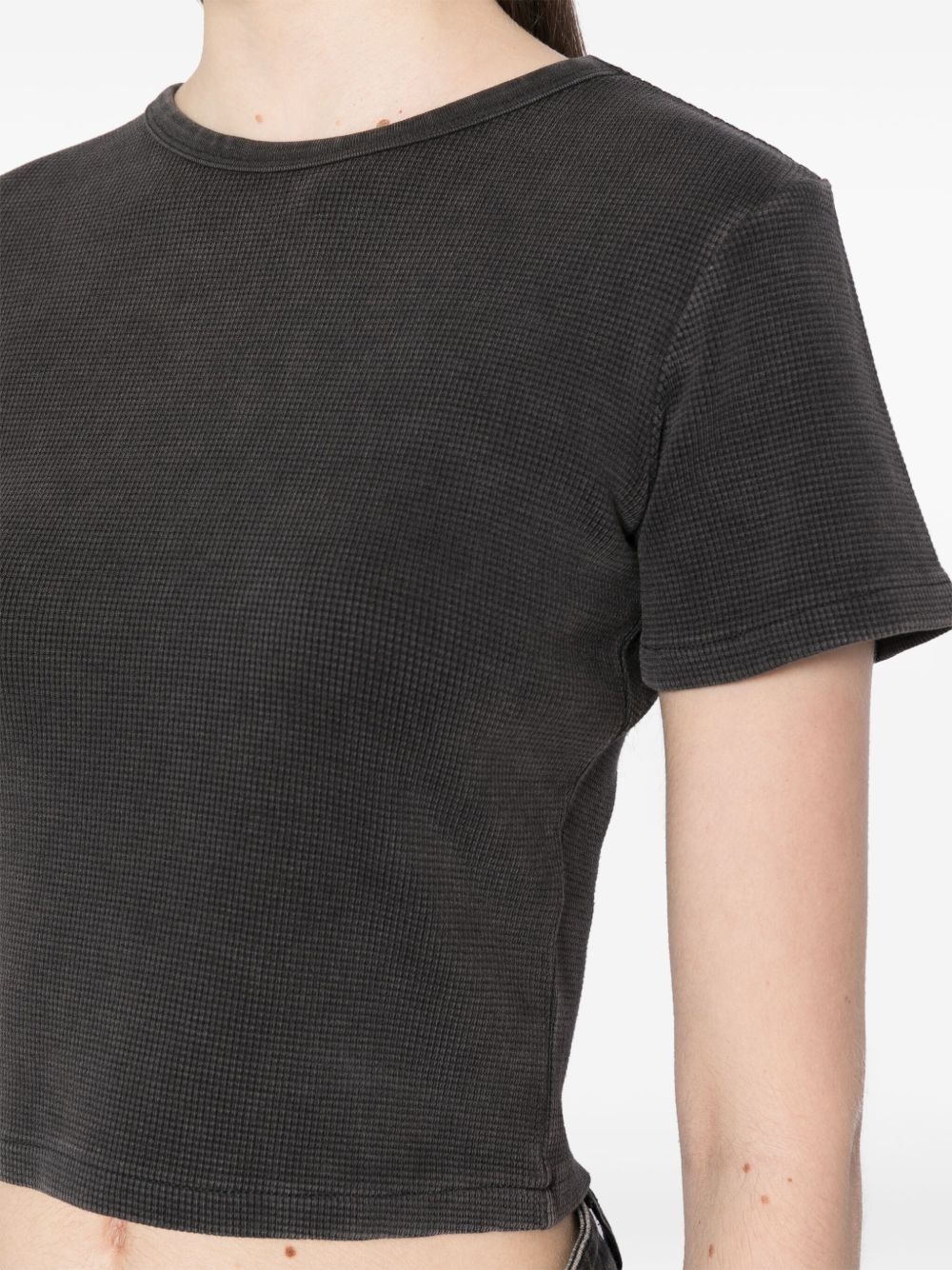 micro waffle T-shirt - 5