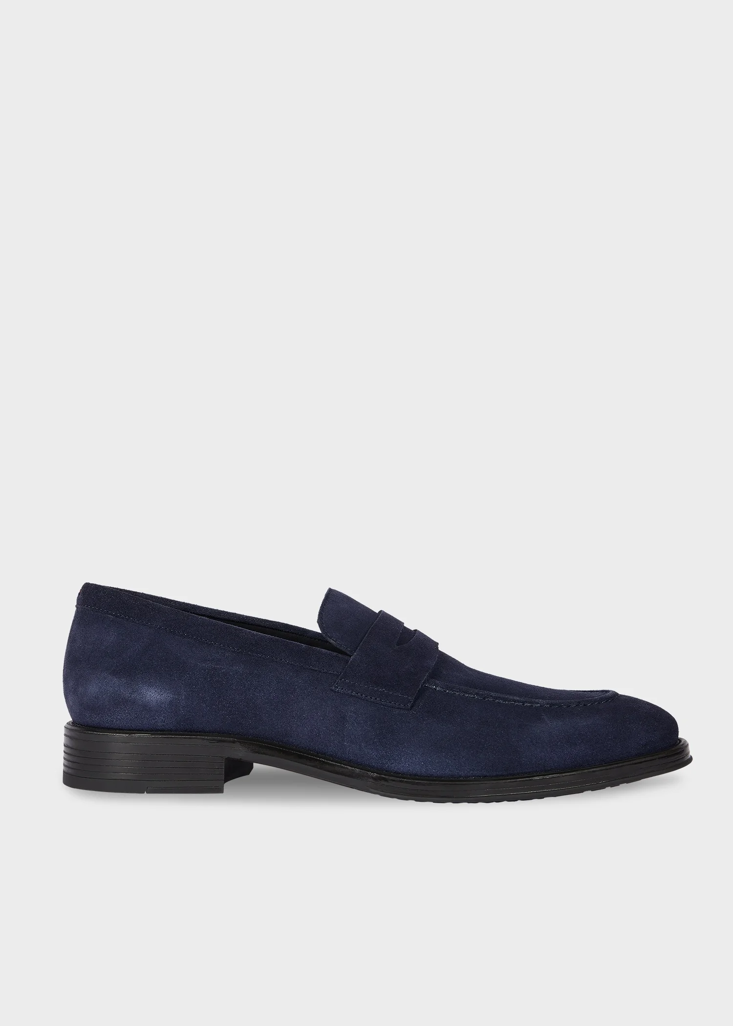 Navy Suede 'Pierce' Loafers - 1