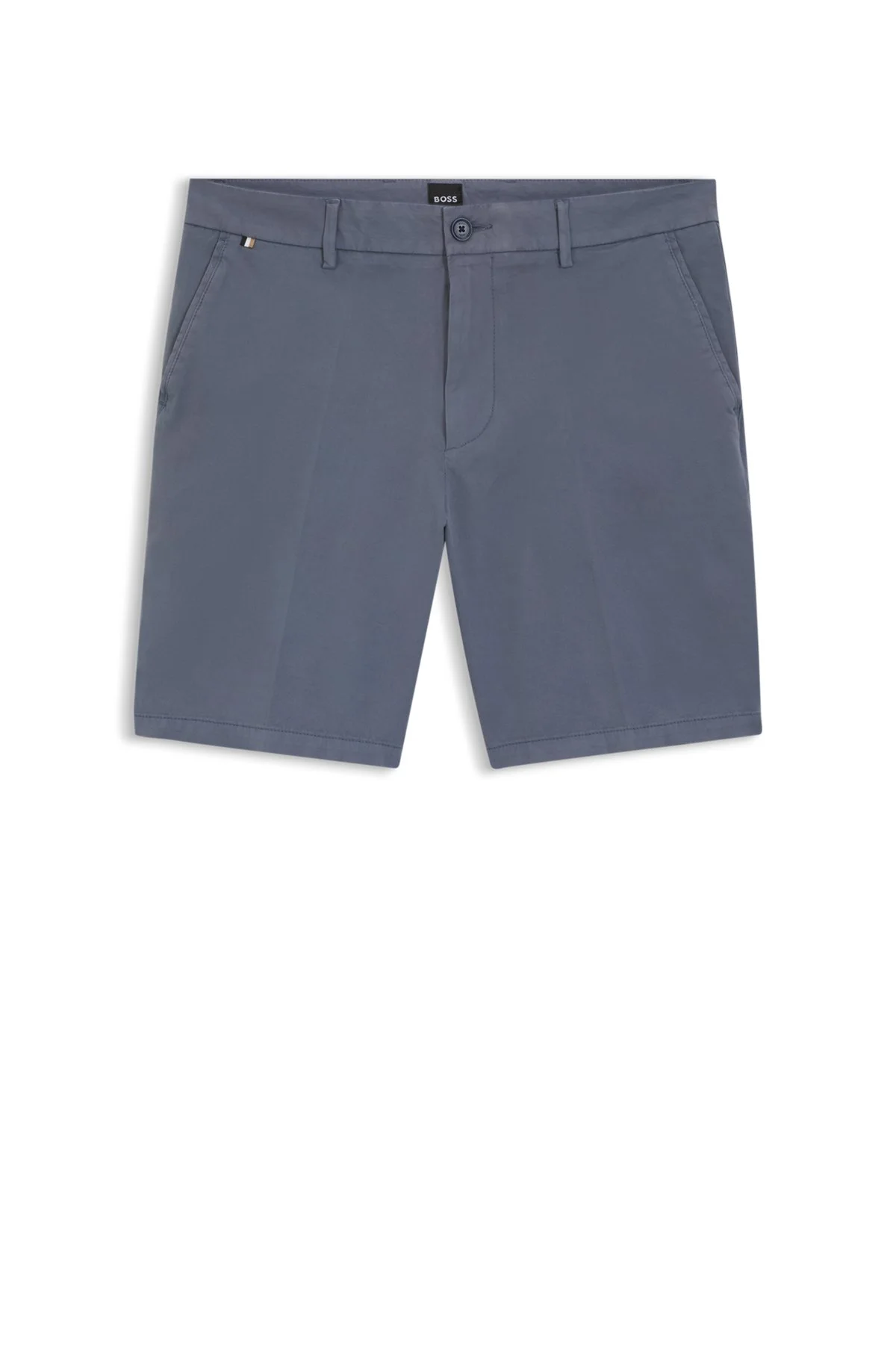 MODERN-FIT SHORTS IN STRETCH-COTTON TWILL - 1