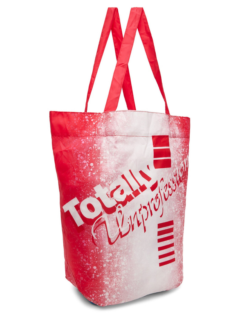 Martine Rose Blue & Red Small 'Totally Unprofessional' Wallet Tote outlook