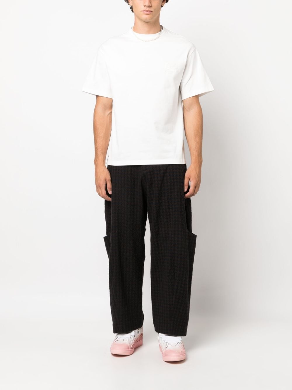 Pegaso embroidered cotton T-shirt - 2