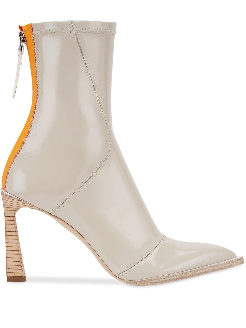 FFrame structured heel ankle boots - 1