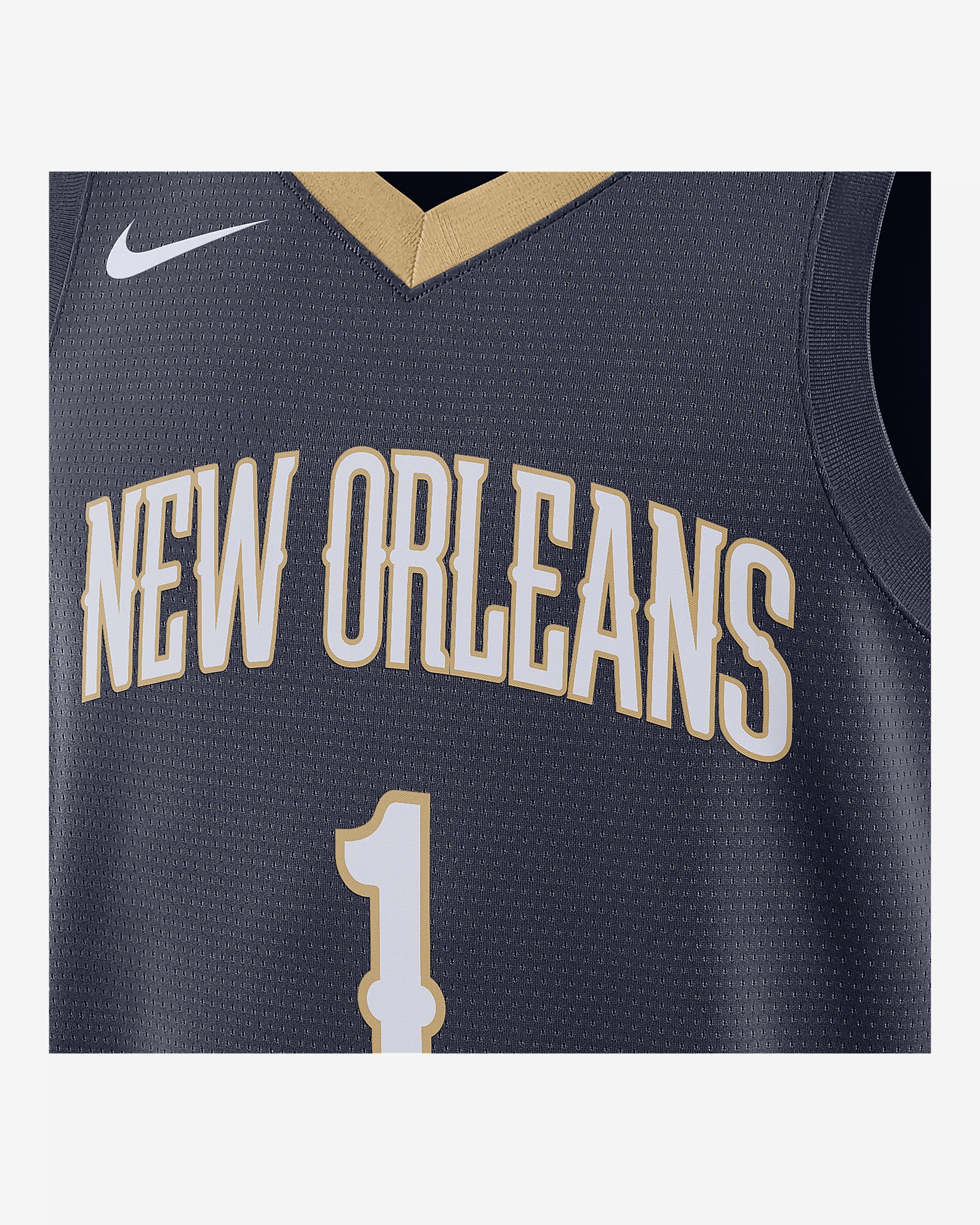 New Orleans Pelicans Icon Edition 2022/23 Nike Men's Dri-FIT NBA Swingman Jersey - 3