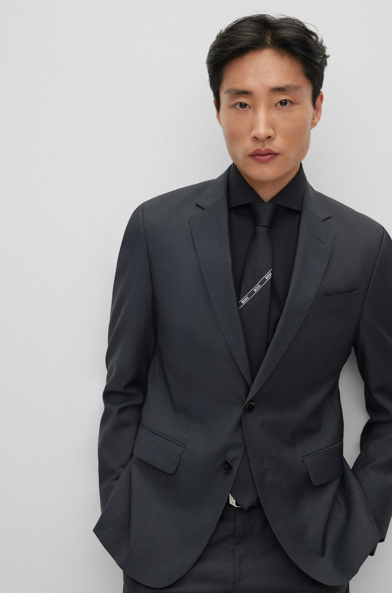 SLIM-FIT TWO-PIECE SUIT IN WOOL 5