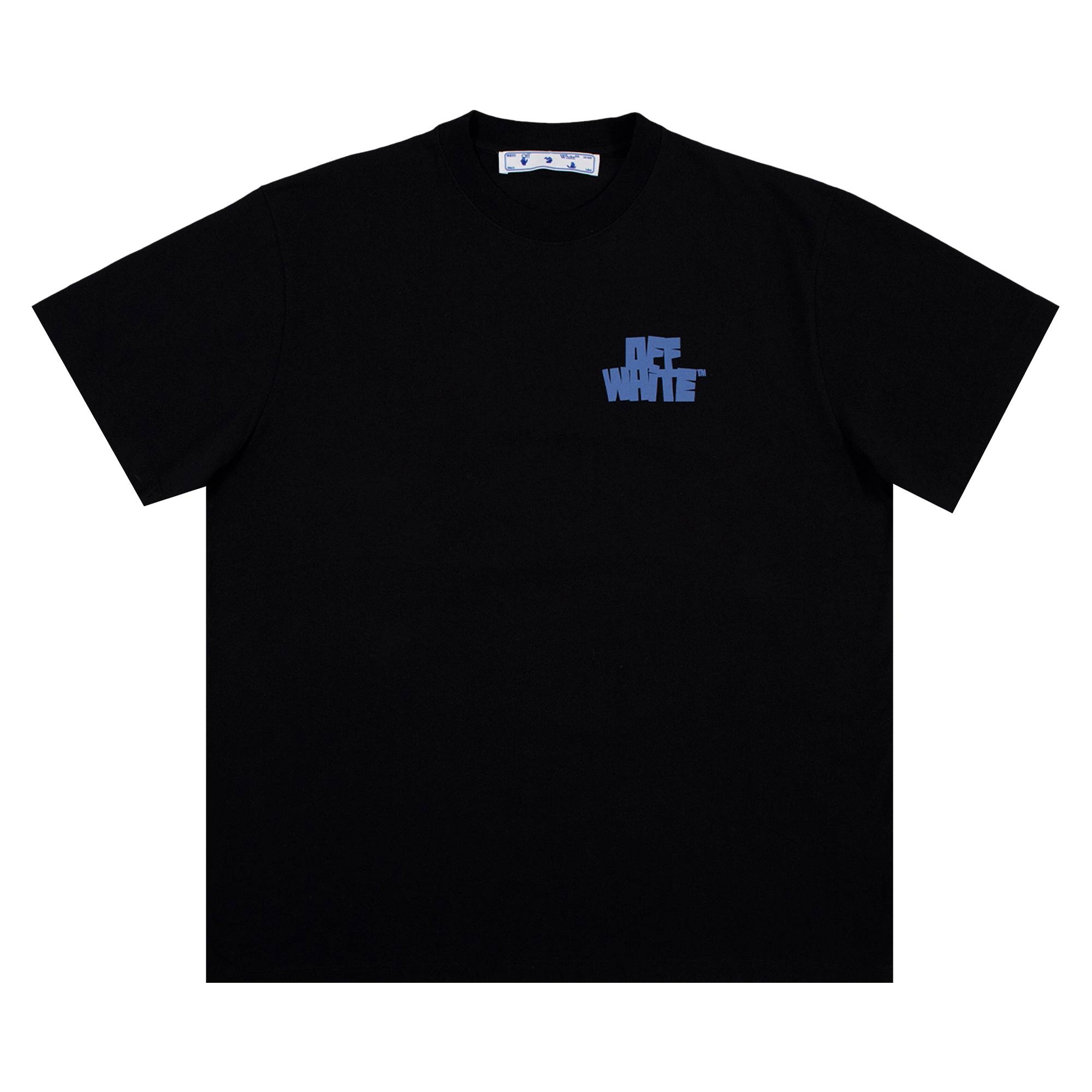 Off-White Hands Arrows Tee 'Black/Light Blue' - 1