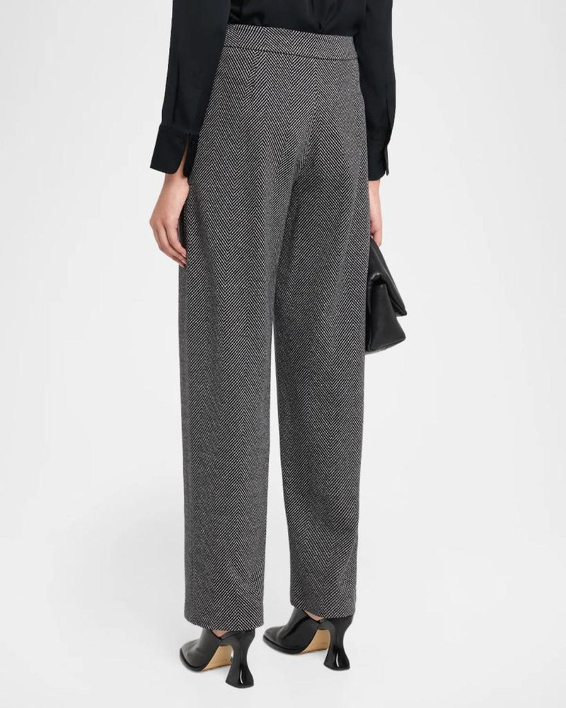 Straight-Leg Chevron Trousers 3
