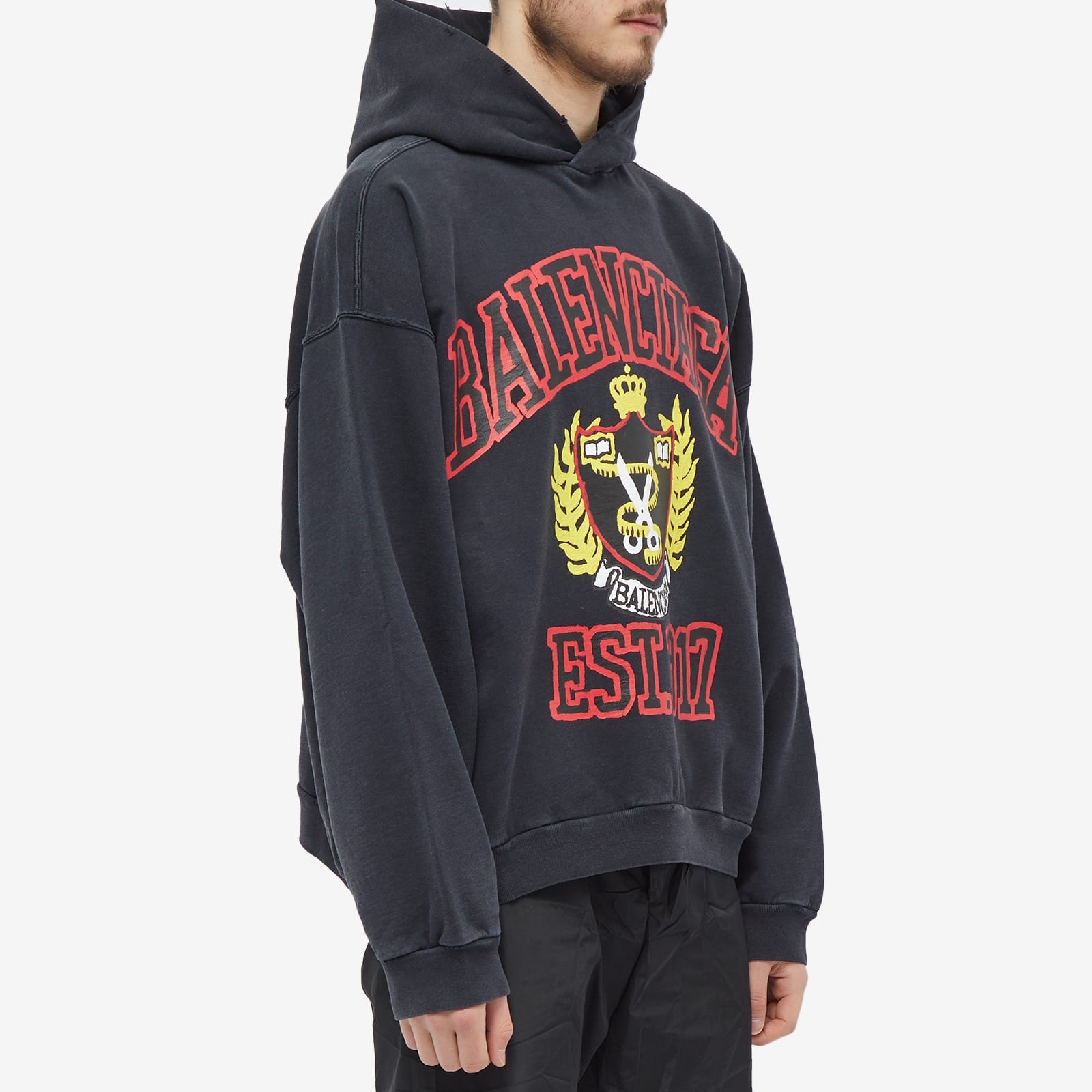 Balenciaga College Popover Hoodie - 2