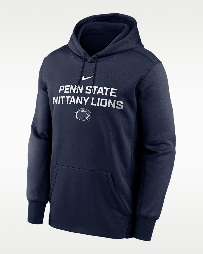 Penn State Team Stacked Men’s Nike Therma College Pullover Hoodie 1