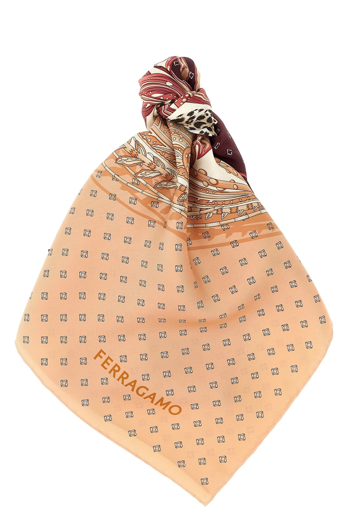 'Madras' print scarf - 1