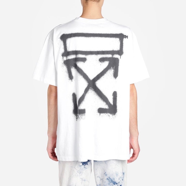 Off-White SS20 Virgil Abloh Men's White Spray Painting Slim White OMAA027R201850150110 - 4