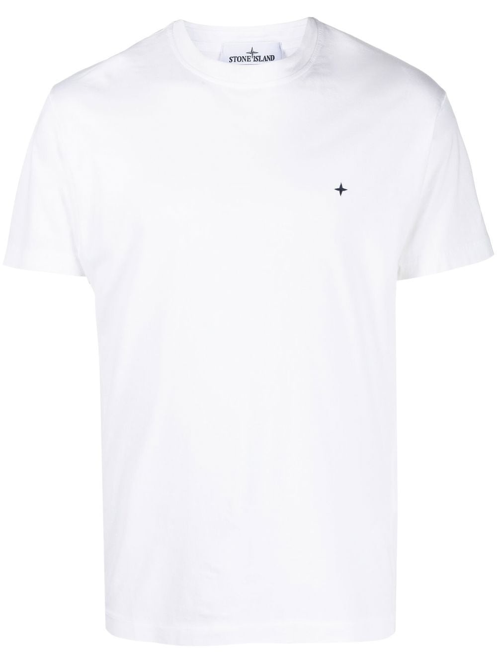 embroidered-logo cotton T-shirt - 1