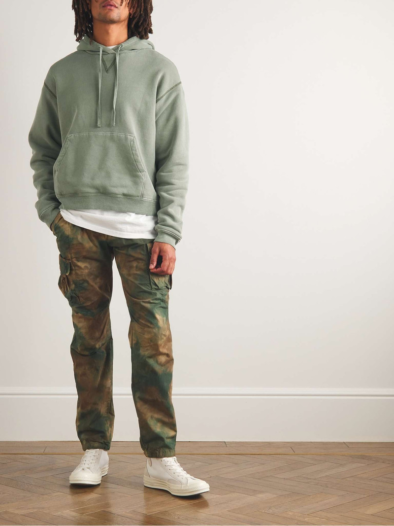 John Elliott Cotton-Jersey Hoodie outlook