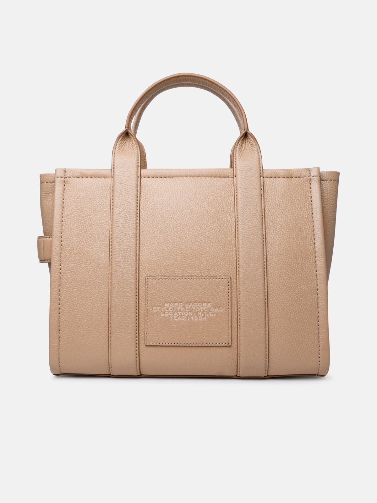 MEDIUM 'TOTE' CAMEL LEATHER BAG - 3