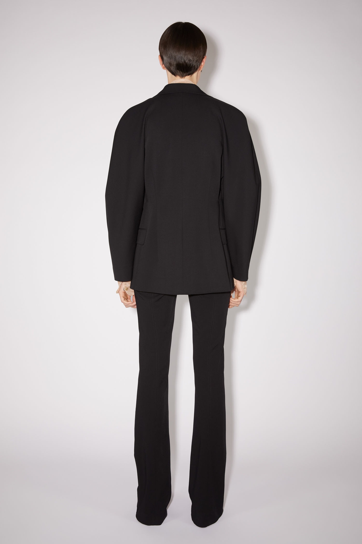 Stretch suit jacket - Black - 3